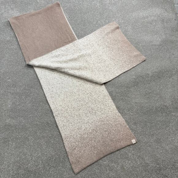 Barefoot Dreams NWT CozyChic Lite Confetti Scarf Cream Taupe Reversible Gift - Picture 6 of 9